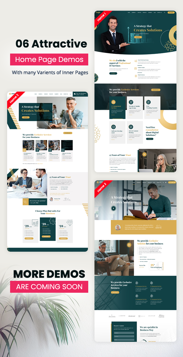 Amtech - IT Solutions & Services WordPress Theme - 5