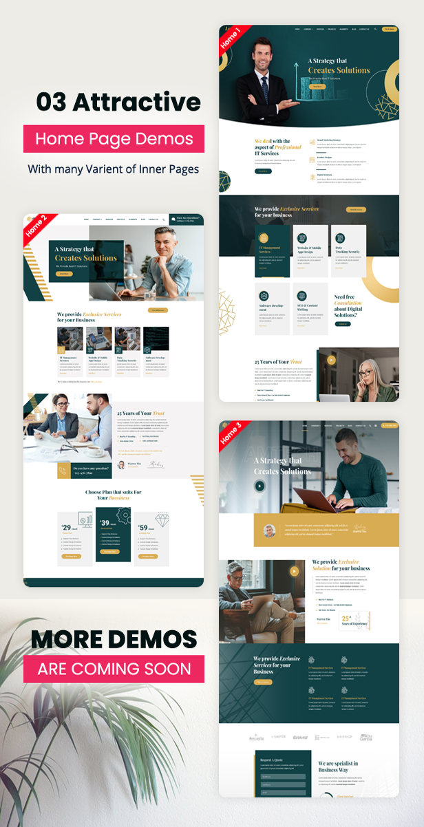 Amtech - IT Solutions & Services WordPress Theme - 5