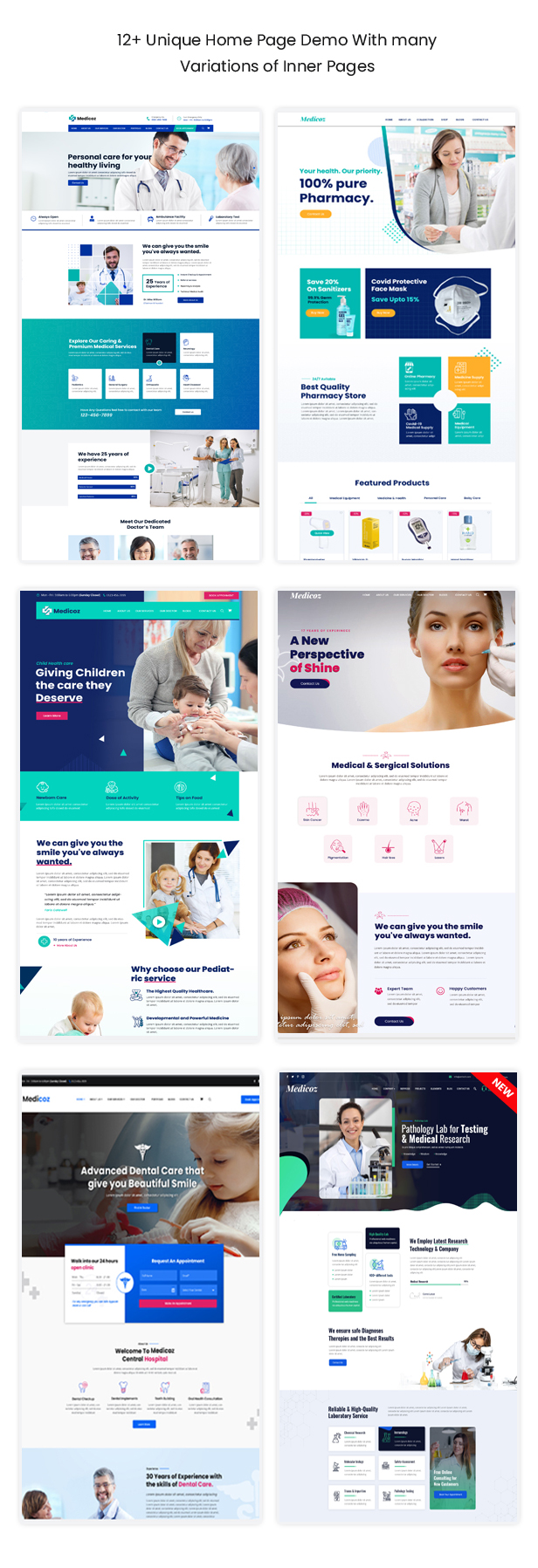 Medicoz - Clinic & Pharmacy WordPress Theme - 3