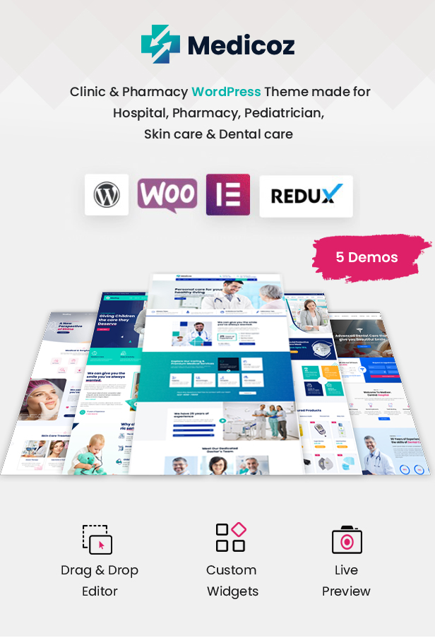 Medicoz - Clinic & Pharmacy WordPress Theme - 7