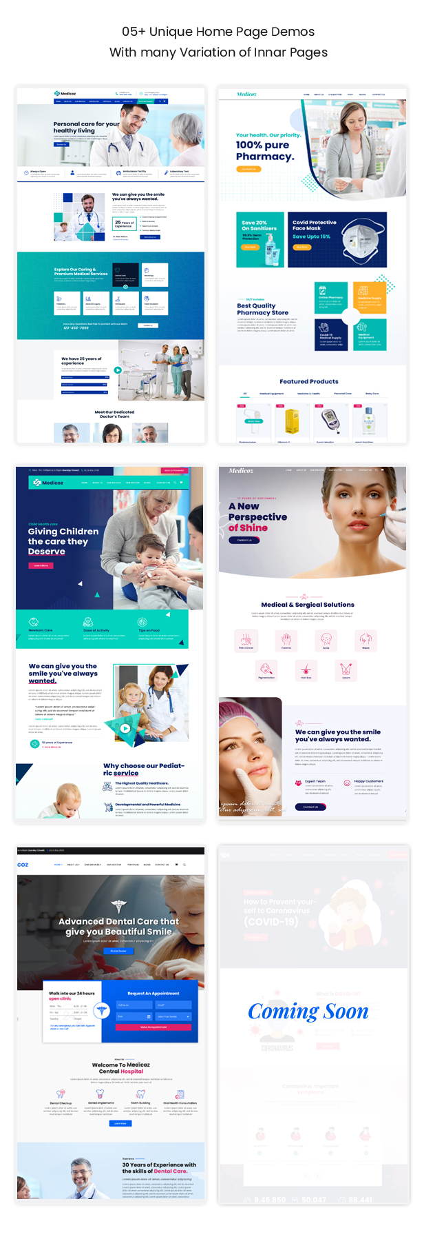 Medicoz - Clinic & Pharmacy WordPress Theme - 9