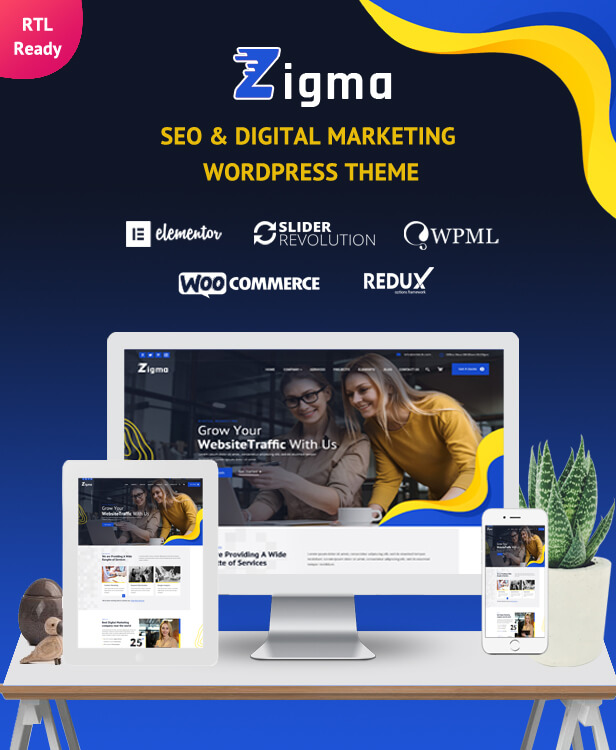 Zigma – SEO & Digital Marketing WordPress Theme - 2